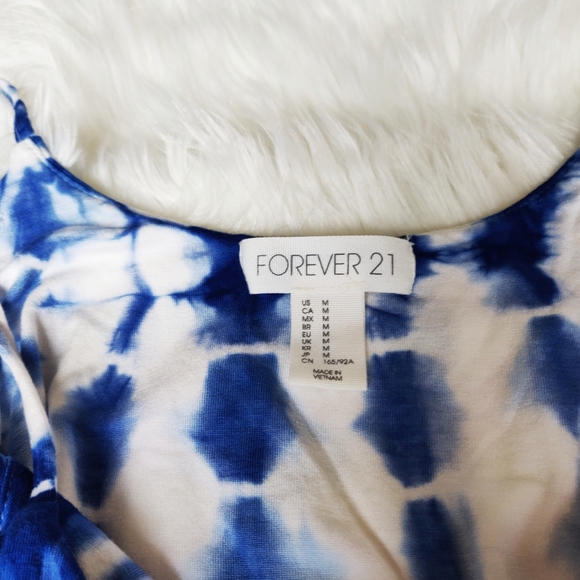 Forever 21 Tie Dye Cropped Tank Top - Picture 2 of 6